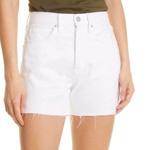 Frame High Rise Vintage Short White
